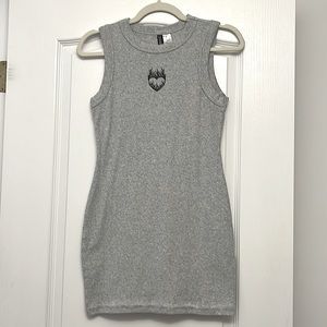 Brand is H&M it’s a body-con I’m selling it because I just don’t wear it enough.